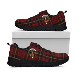 ScotsTee Shop Scottish MacAlister of Skye Clan Crest Tartan Sneakers Tartan Casual Shoes