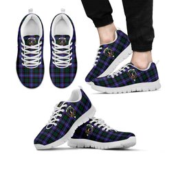 ScotsTee Shop Scottish Guthrie Modern Clan Crest Tartan Sneakers Tartan Casual Shoes