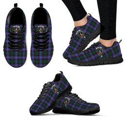 ScotsTee Shop Scottish Guthrie Modern Clan Crest Tartan Sneakers Tartan Casual Shoes