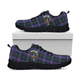 ScotsTee Shop Scottish Guthrie Modern Clan Crest Tartan Sneakers Tartan Casual Shoes