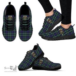 ScotsTee Shop Scottish Graham of Montrose Modern Clan Crest Tartan Sneakers Tartan Casual Shoes