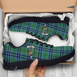 ScotsTee Shop Scottish Keith Ancient Clan Crest Tartan Sneakers Tartan Casual Shoes