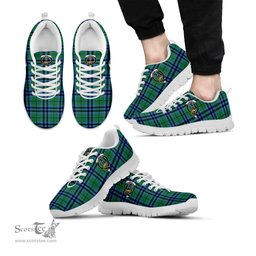 ScotsTee Shop Scottish Keith Ancient Clan Crest Tartan Sneakers Tartan Casual Shoes