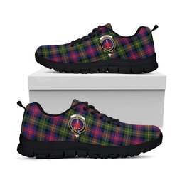 ScotsTee Shop Scottish Logan Modern Clan Crest Tartan Sneakers Tartan Casual Shoes