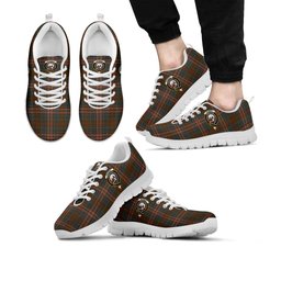 ScotsTee Shop Scottish Kennedy Weathered Clan Crest Tartan Sneakers Tartan Casual Shoes