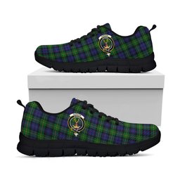 ScotsTee Shop Scottish Gordon Clan Crest Tartan Sneakers Tartan Casual Shoes