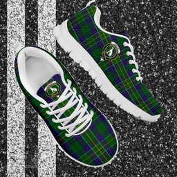 ScotsTee Shop Scottish Hunter of Hunterston Clan Crest Tartan Sneakers Tartan Casual Shoes