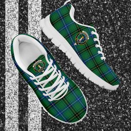 ScotsTee Shop Scottish Henderson Ancient Clan Crest Tartan Sneakers Tartan Casual Shoes