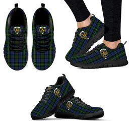 ScotsTee Shop Scottish Gow Hunting Clan Crest Tartan Sneakers Tartan Casual Shoes