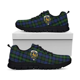 ScotsTee Shop Scottish Gow Hunting Clan Crest Tartan Sneakers Tartan Casual Shoes