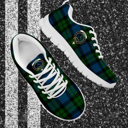 ScotsTee Shop Scottish MacKie Clan Crest Tartan Sneakers Tartan Casual Shoes