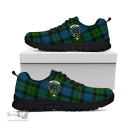 ScotsTee Shop Scottish MacKie Clan Crest Tartan Sneakers Tartan Casual Shoes