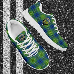ScotsTee Shop Scottish Johnstone-Johnston Ancient Clan Crest Tartan Sneakers Tartan Casual Shoes