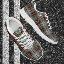 ScotsTee Shop Scottish MacBain Dress Clan Crest Tartan Sneakers Tartan Casual Shoes