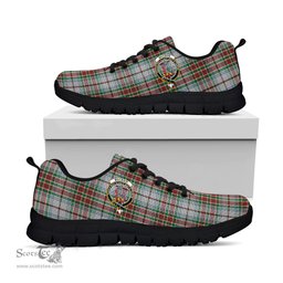 ScotsTee Shop Scottish MacBain Dress Clan Crest Tartan Sneakers Tartan Casual Shoes