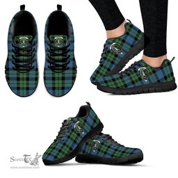 ScotsTee Shop Scottish MacKay Ancient Clan Crest Tartan Sneakers Tartan Casual Shoes