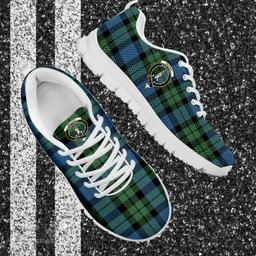 ScotsTee Shop Scottish MacKay Ancient Clan Crest Tartan Sneakers Tartan Casual Shoes