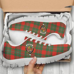 ScotsTee Shop Scottish MacGregor Ancient Clan Crest Tartan Sneakers Tartan Casual Shoes