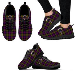 ScotsTee Shop Scottish MacDonell of Glengarry Modern Clan Crest Tartan Sneakers Tartan Casual Shoes