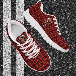 ScotsTee Shop Scottish Innes Modern Clan Crest Tartan Sneakers Tartan Casual Shoes