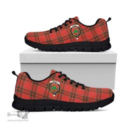ScotsTee Shop Scottish Grant Weathered Clan Crest Tartan Sneakers Tartan Casual Shoes