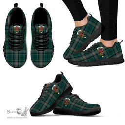 ScotsTee Shop Scottish Kelly of Sleat Hunting Clan Crest Tartan Sneakers Tartan Casual Shoes