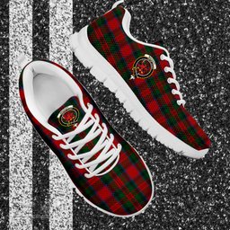 ScotsTee Shop Scottish MacDuff Clan Crest Tartan Sneakers Tartan Casual Shoes