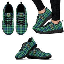 ScotsTee Shop Scottish Graham of Montrose Ancient Clan Crest Tartan Sneakers Tartan Casual Shoes