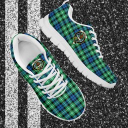ScotsTee Shop Scottish Graham of Montrose Ancient Clan Crest Tartan Sneakers Tartan Casual Shoes