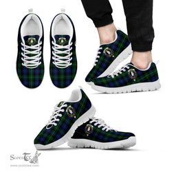ScotsTee Shop Scottish Lamont #2 Clan Crest Tartan Sneakers Tartan Casual Shoes