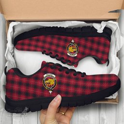 ScotsTee Shop Scottish MacIver Clan Crest Tartan Sneakers Tartan Casual Shoes