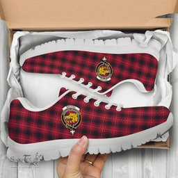 ScotsTee Shop Scottish MacIver Clan Crest Tartan Sneakers Tartan Casual Shoes