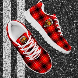 ScotsTee Shop Scottish MacIver Modern Clan Crest Tartan Sneakers Tartan Casual Shoes