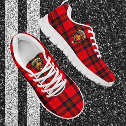 ScotsTee Shop Scottish MacGillivray Modern Clan Crest Tartan Sneakers Tartan Casual Shoes