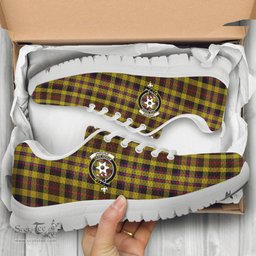 ScotsTee Shop Scottish Jardine Clan Crest Tartan Sneakers Tartan Casual Shoes