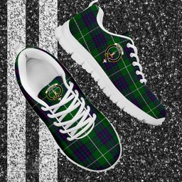 ScotsTee Shop Scottish MacIntyre Hunting Clan Crest Tartan Sneakers Tartan Casual Shoes