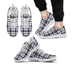 ScotsTee Shop Scottish Hannay Modern Clan Crest Tartan Sneakers Tartan Casual Shoes