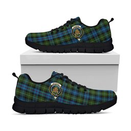 ScotsTee Shop Scottish MacKenzie Clan Crest Tartan Sneakers Tartan Casual Shoes