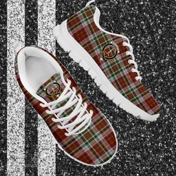 ScotsTee Shop Scottish MacAlister Dress Clan Crest Tartan Sneakers Tartan Casual Shoes