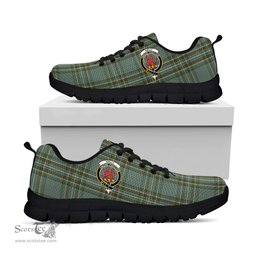 ScotsTee Shop Scottish Kelly Dress Clan Crest Tartan Sneakers Tartan Casual Shoes