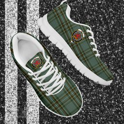 ScotsTee Shop Scottish Kelly Dress Clan Crest Tartan Sneakers Tartan Casual Shoes