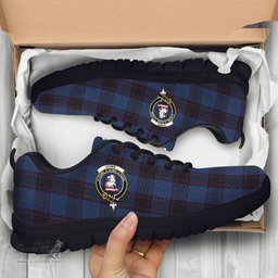 ScotsTee Shop Scottish Home Clan Crest Tartan Sneakers Tartan Casual Shoes
