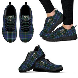 ScotsTee Shop Scottish MacInnes Modern Clan Crest Tartan Sneakers Tartan Casual Shoes