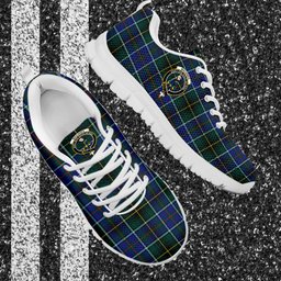 ScotsTee Shop Scottish MacInnes Modern Clan Crest Tartan Sneakers Tartan Casual Shoes