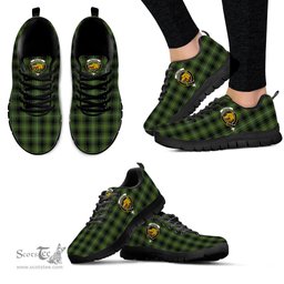 ScotsTee Shop Scottish MacIver Hunting Clan Crest Tartan Sneakers Tartan Casual Shoes