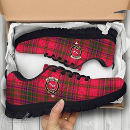ScotsTee Shop Scottish MacDougall Modern Clan Crest Tartan Sneakers Tartan Casual Shoes