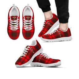 ScotsTee Shop Scottish MacDougall Modern Clan Crest Tartan Sneakers Tartan Casual Shoes