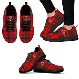 ScotsTee Shop Scottish MacDougall Modern Clan Crest Tartan Sneakers Tartan Casual Shoes