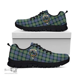 ScotsTee Shop Scottish MacDonell of Glengarry Ancient Clan Crest Tartan Sneakers Tartan Casual Shoes
