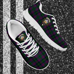 ScotsTee Shop Scottish MacLachlan Hunting Clan Crest Tartan Sneakers Tartan Casual Shoes
